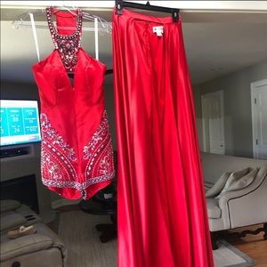 Rachel Allan Designer Two Piece Romper